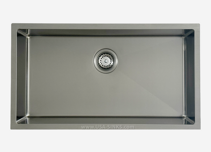 30" x 18" Undermount Single Bowl, 10mm Radius, 18-Gauge Stainless Steel Sink