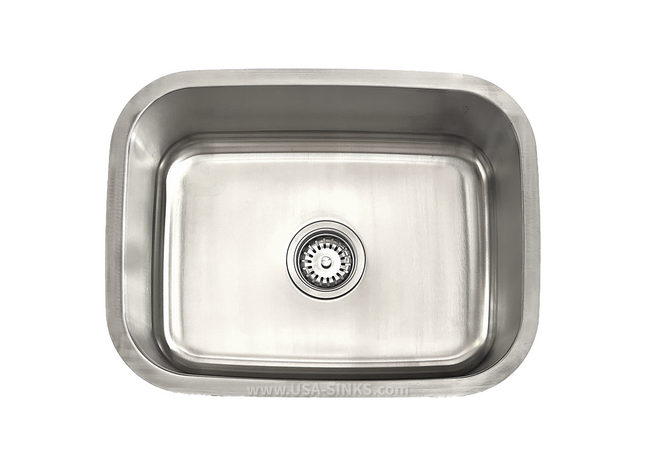 23" x 18" Undermount Single Bowl, 18-Gauge Stainless Steel Sink